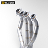 Kawasa Z1000 2010-21 Titanium Alloy System Escape Slip Tube 51mm Interface Front Link Pipe New Motorcycle Exhaust Optional Slip