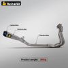 GSX-S1000 Full Titanium Alloy Motorcycle Exhaust System with for SC Project Escape Muffler Carbon Material for Suzuki GSX-S1000