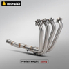 2017-2020 Yamaha R6 Stainless Steel Front Section New Carbon Titanium Alloy Exhaust System Modification for Motorcycles