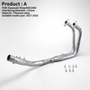 2017-2022 Ninja400 Z400 Titanium Alloy Full Motorcycle Racing Line Exhaust System 51mm Position Pipe Link Pipe New Condition