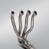 For ZX6R ZX-6R 2023-2024 Motorcycle Exhaust System Modified Escape Titanium Alloy Front Middle Link Pipe 51mm
