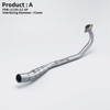 New 51mm Yama LC135 Motorcycle Exhaust System Front Pipe Muffler with Middle Link and Connecting Rod Boxed