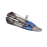 NlkHanm Titanium Honeycomb Forged Motorcycle Exhaust Kit slip on Line for Kawasaki ZX10R Zx-10r Zx10rr ZX-10R2021-2024