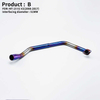 Modified Full System Slip-On Exhaust for Yamaha R15 V1/V2 MT15 MT125 2008-2017 Stainless Middle Link Connecting Mufflers Box