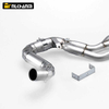 Titanium Alloy Mufflers for Hon CB650R/CBR650F Full Moto Exhaust System with Movabile Front Link Pipe Packed in Box