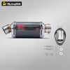 Universal 51mm Motorcycle Exhaust Muffler Yoshimura 175Long Escape Carbon Fiber Er6n Sv650 R1 Cb650f Cb1000r Cbr250r F850 Z900