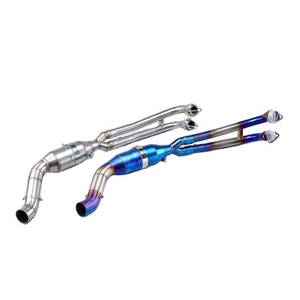 Yama TMAX 530/560 2017-2024 Motorcycle Exhaust System Modification Box Steel Front Link Elbow Pipe Slip-On for Scooter Escape
