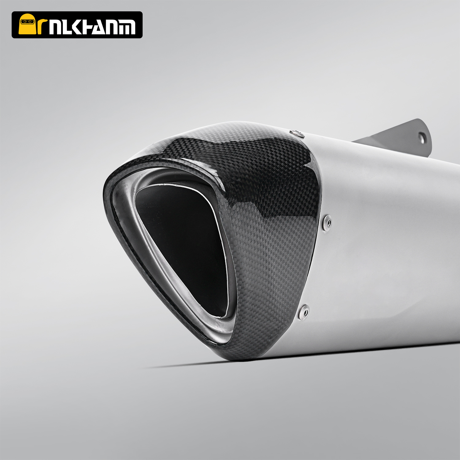 60mm Motorcycle Exhaust System Modification AK Carbon Fiber Cover Escape Muffler for BMW S1000R S1000RR