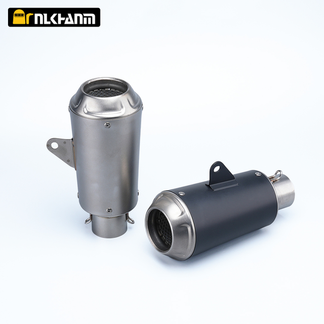 51mm Universal Stainless Steel Escape Muffler New Condition LV Modified Motorcycle Exhaust System for Z900 Ninja400 R3 R6