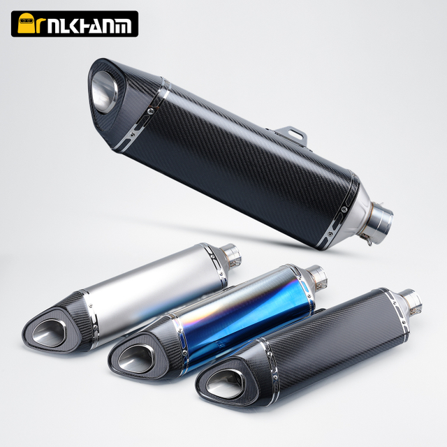 Universal Stainless Steel Yoshimura Exhaust Muffler New Design for GSXR150 R15 Duke200 CBR500R Box Motorcycle Exhaust System