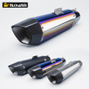 Universal Yoshimura TTS SR5 Stainless Steel Motorcycle Exhaust System Modified Carbon Fiber Cover Escape Muffler MT09 Z400 Z900