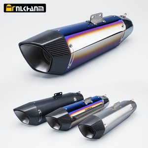 Universal Yoshimura TTS SR5 Stainless Steel Motorcycle Exhaust System Modified Carbon Fiber Cover Escape Muffler MT09 Z400 Z900