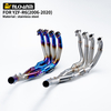 New 51MM Stainless Steel Motorcycle Exhaust System Escape Slip-On Front Tube Link Pipe Connect for YAMA YZF-R6 2006-2020