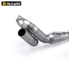 2014-2024 Yama MT07 Slip-On Titanium Alloy Exhaust Pipe New Condition Stainless Steel Rotary Front Link Boxed Packaging
