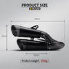 Motorcycle Exhaust System Modification with Zard Double Pipe for Kawasak Zx4rr Zx4r Zx25r Zx25rr 2020-2025