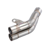 NK650 Kawasaki Ninja250 Ninja350 Custom-Size Dual Escape Muffler New Stainless Steel Motorcycle Exhaust System Modification