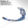 2020-2023 Kawasaki Ninja ZX-25R ZX25R Titanium Alloy Motorcycle Exhaust System Full 51mm Adapter New Modified Front Middle Link