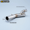 New Stainless Steel Slip-On Motorcycle Exhaust Muffler for S1000RR 2017-2020 & S1000R 2017-2019 Includes Middle Link Pipe