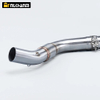2021 ZONTES R T X Motorcycle Exhaust System Slip Front Middle Link Pipe Stainless Steel Catalyst Modify Escape Muffler