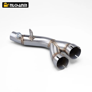 Stainless Steel Exhaust Muffler for Yama R6 YZF R6 2006-2021 New 51mm Mid Pipe Link Silencer System Motorcycle Link Muffler Pipe