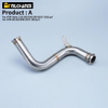 Stainless Steel Slip-On Tube for Duke RC125 250 390 Duke390 RC390 2017-2021 Motorcycles New Exhaust Modify Middle Link Pipe