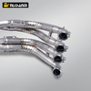 Full Exhaust System Modified Titanium Alloy Motorcycle Double Exit Muffler Slip on Front Pipe for S1000R 21-24 S1000RR 19-24
