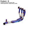 2017-2021 Kawasak Z900 Muffler Full Exhaust System Steel Front Header Pipe Tube Slip-On New Condition