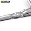 Kawasaki Z800 Front Link Pipe Exhaust Elbow 51MM Titanium Alloy Tube New Moto Modified Full Systems Motorcycle Carbon Mufflers