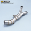 Moto Modified Carbon Mid Link Pipe Muffler for Yama YZFR1 YZF R1 2009-2014 Enhanced Stainless Steel Motorcycle Exhaust Escape