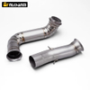 2018-2022 for DUKE 790 Adventure R KTM790 R Motorcycle Exhaust New Ti Middle Link Pipe Pit Bike Elbow 2019 2020 2021 2022
