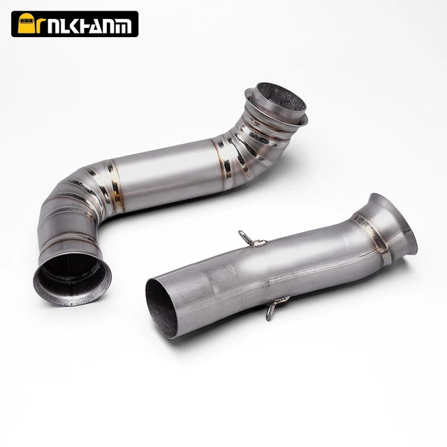 2018-2022 for DUKE 790 Adventure R KTM790 R Motorcycle Exhaust New Ti Middle Link Pipe Pit Bike Elbow 2019 2020 2021 2022
