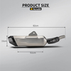 New YAMAHA T700 Tenere700 AK Muffler Exhaust System Modified Carbon Cover Tail Pipe Direct Replacement Original Exhaust