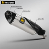 For CFMOTO 800NK Exhaust System Modification New AK Carbon Fiber Escape Muffler with DB Killer Boxed