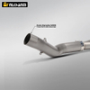 Aprili RS660 Full Titanium Alloy Motorcycle Exhaust System Full Section Modification for 2022 2024 Models Stainless Steel Box