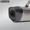 ZX-4R Motorcycle Exhaust System Modification AK Blade Carbon Fiber Escape Muffler for Kawasak ZX-4R Stainless Steel Alloy