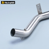 Kawasa Z900 Motorcycle Exhaust System New Condition Exclusive 51mm Stainless Steel Exhaust Pipe Modification Middle Link