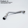 Yama SMAX155 FORCE155 Motorcycle Exhaust Header Tube 51mm Interface Front Link Pipe Escape Stainless Steel New Condition Boxed