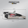 ZX4R Motorcycle exhaust system modification mid section link Yoshimura AT2 carbon fiber escape muffler for Kawasak ZX-4R ZX-25R