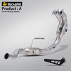 For Yama MT-09 FZ-09 Header 2021-2023 Titanium Alloy Motorcycle Exhaust System Slip on A1 Link Pipe MT09 Exhaust FZ09 MUFFLER