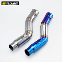 Yama R1 Motorcycle Exhaust Vent Stainless Steel Middle Link Pipe New Side Exhaust Motor Accessories for 2009-2014 Model Years