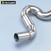 New 2016-2018 Benelli TRK502 TRK 502 Stainless Steel Racing Muffler with 51mm Adapter Exhaust Pipe for Pit Bikes