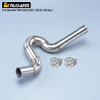 New 2016-2018 Benelli TRK502 TRK 502 Stainless Steel Racing Muffler with 51mm Adapter Exhaust Pipe for Pit Bikes