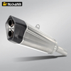ZX-6R Motorcycle Exhaust System Modification with AK Escape Muffler Carbon Fiber Stainless Steel Material for Kawasak ZX-6R