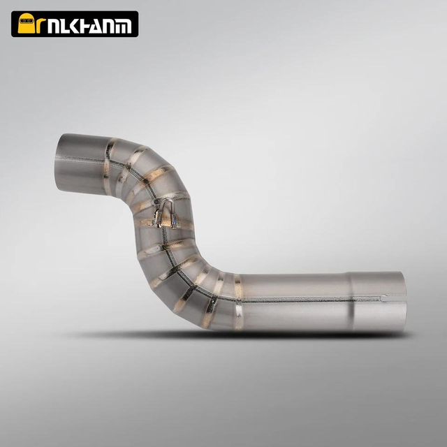 2020-2024 F900 Motorcycle Exhaust System Modification Titanium Alloy Mid Link Pipe New Condition Stainless Steel Material