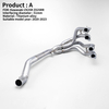 Kawasak Ninja ZX-25R 2020-2023 Titanium Alloy Full System Escape Motorcycle Exhaust 51mm Modified Front Middle Link Muffler
