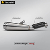 KTM790 2018-2023 Motorcycle Exhaust Modification Link Pipe with Arrow Muffler Stainless Steel & Carbon Fiber Box Packing