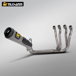 New GSX-S1000 Motorcycle Exhaust System Full Titanium Alloy Modification AR Escape Muffler Carbon Box Packaging for Suzuki
