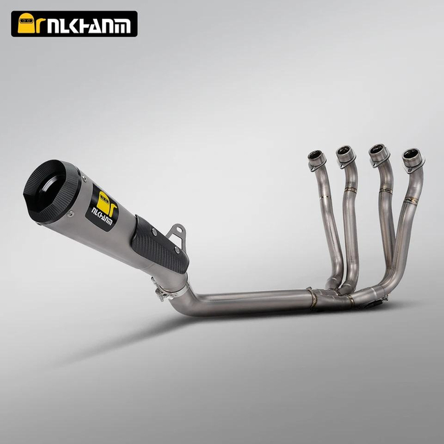 New GSX-S1000 Motorcycle Exhaust System Full Titanium Alloy Modification AR Escape Muffler Carbon Box Packaging for Suzuki