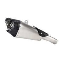 Yoshimura AT2 Mid Link Exhaust System Modification for Kawasa ZX-6R Motorcycle New 51mm Stainless Steel Alloy Aluminium