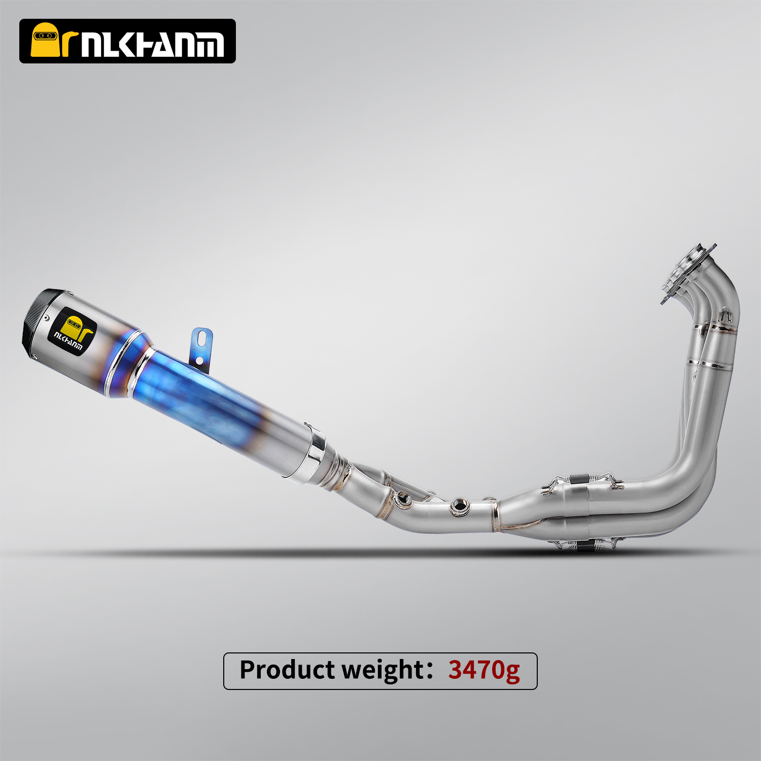 S1000RR NlkHanm Motorcycle Racing Exhaust System Full Section Titanium Alloy Modification for S1000RR 2019-2024